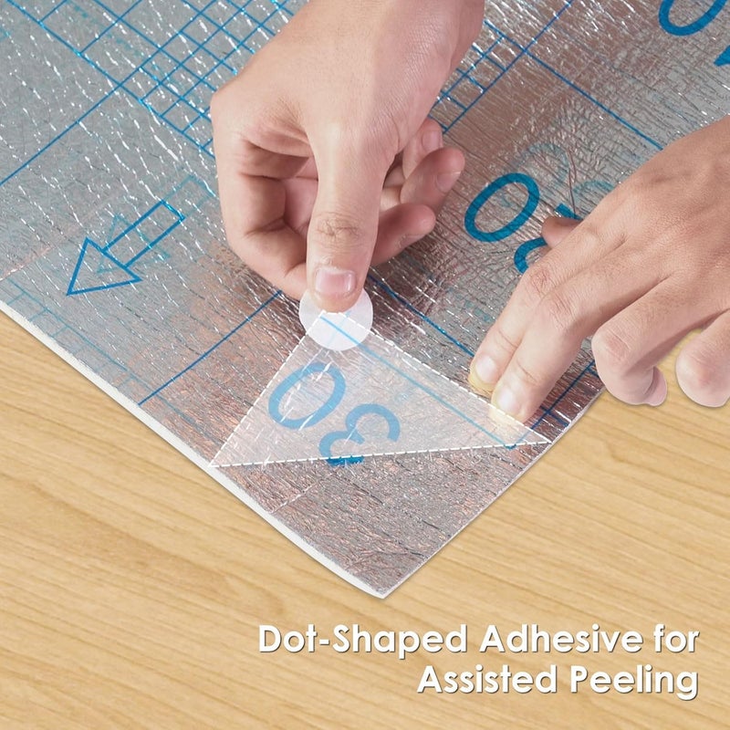 VallisCo 30 Pack Carpet Tile - 12” X 12” Self Adhesive Carpet Floor Tiles Anti-Slip Squares Peel and Stick Floor Tile DIY Installation for Bedroom (Dark Gray) - Image 3